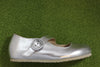 Women's Tracy Maryjane - Silver Metallic Leather Side View