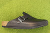 Birkenstock Unisex Boston Grip Clog - Black Leather Side View