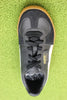 Women's Palermo Sneaker - Black/White leather 
Top View