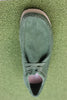 Men's Wallabee - Green Suede Top view