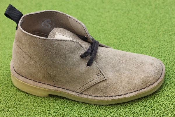 Men's Desert Boot - Wolf Suede Side Angle View