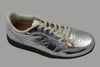 Womens Bjork Sneaker - Silver Metallic Leather Side Angle View