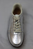 Womens Bjork Sneaker - Silver Metallic Leather Top View
