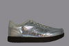 Womens Bjork Sneaker - Silver Metallic Leather