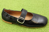 Womens 21743 Mary Jane - Black Leather Side Angle View