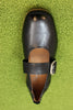 Womens 21743 Mary Jane - Black Leather Top View
