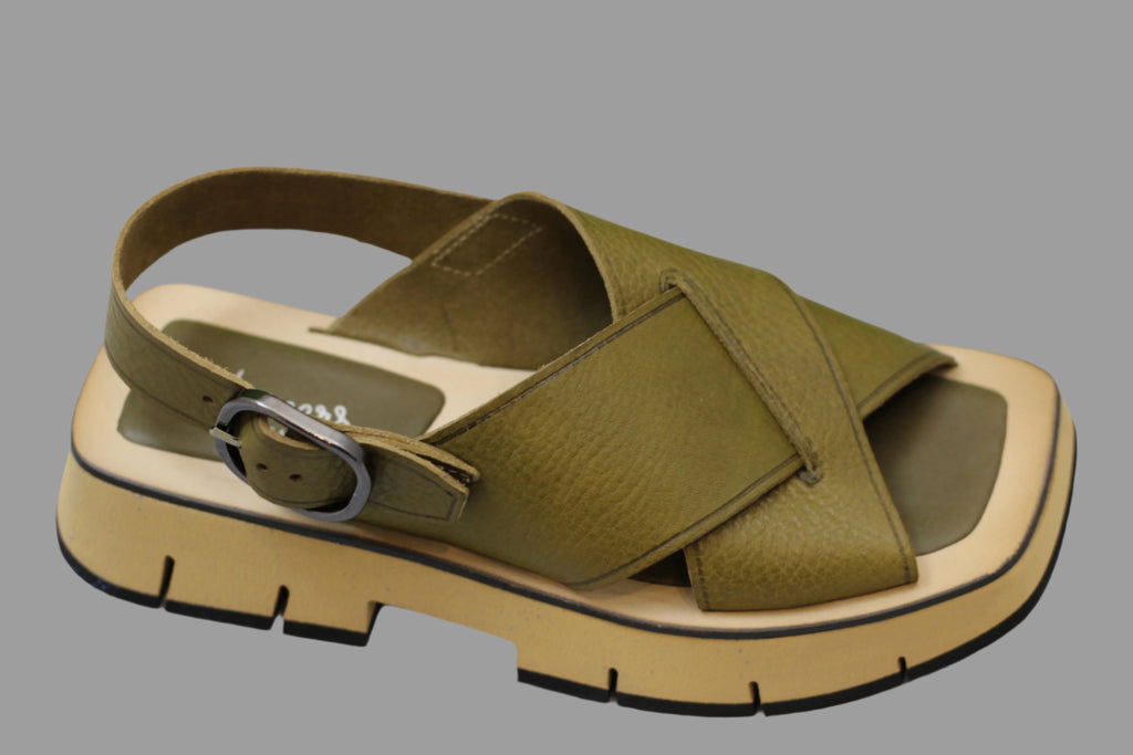 Women's 21809 Sandal - Olivia Leather Side View