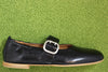 Womens 21743 Mary Jane - Black Leather Side View