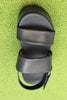 Women's Dude Wedge - Black Leather Top View