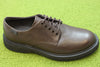 Mens Norman Oxford - Brown Leather Side Angle View