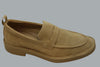 Men's Martock Penny Loafer - Dk Sand Suede Side Angle View