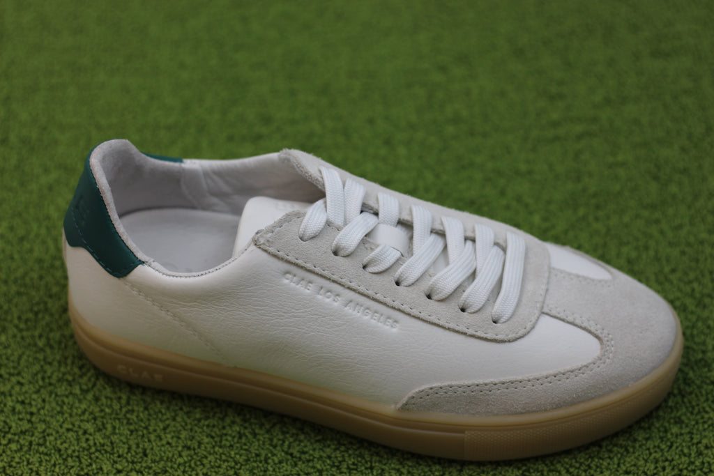 Unisex Bradley Knit Sneaker - White Mesh Side Angle View