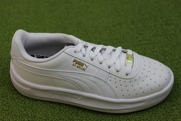 Unisex GV Special - White Leather Side Angle View