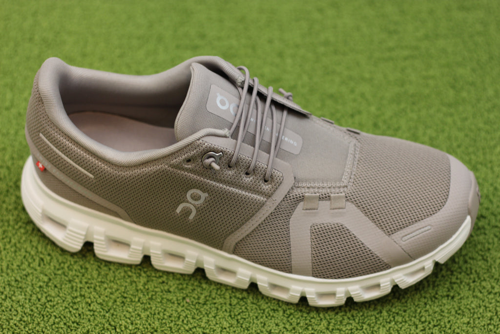 Mens Cloud6 Sneaker - Fog Mesh/Synthetic Side Angle View