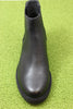 Womens Iman Chelsea Boot - Black Leather Top View