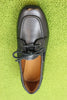 Womens Hillary Boatshoe - Black Leather Top View