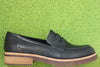 Kork Ease Women's Carlisle Loafer - Black Leather Side View