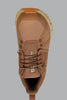Womens Cloud6 Waterproof Sneaker -Sandstone Synthetic Top View
