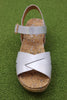 Women's Myrna2.0 Sandal - Silver Leather Top View