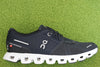 Mens Cloud5 Sneaker - Black/White Mesh Side View