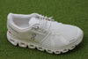 Womens Cloud6 Sneaker - White/White Synthetic Side Angle View