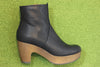 Coclico Women's Tecla Boot - Black Leather Side View