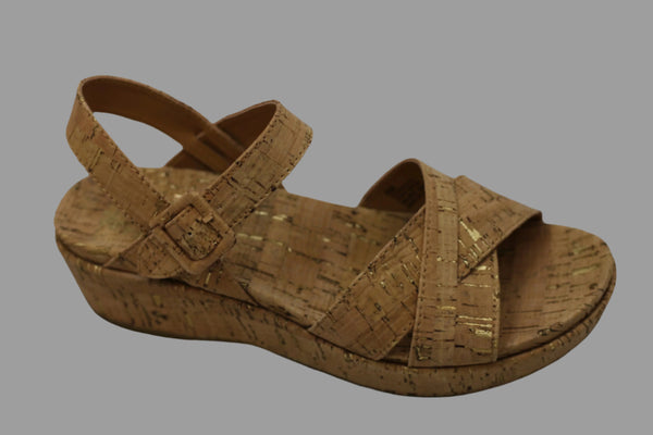 Women's Myrna2.0 Sandal - Cork Side Angle View