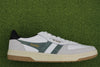Men's Hawk Sneaker - White/Sage Leather/Suede Side View