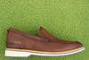 Men's Monahan Step - Tan Leather Side View
