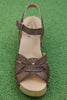 Kork Ease Women's Ester Sandal - Brown Leather Top View