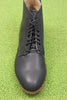 Women's GB49204 Lace Boot - Black Calf Top View