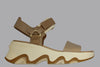 Women's Kinetic Impact Sandal - Honest Beige/White Side View