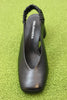 Women's Cala63 Slingback Pump - Black Leather Top View