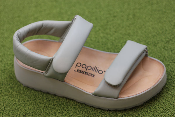 Women's Theda Sandal - Sage Leather Side Angle View