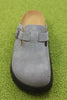 Women's Boston Chunky Clog - Basalt Suede Top View
