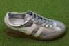 Women's Torpedo Glimmer - Silver/Off White Leather Side Angle View