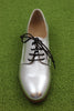 Women's GB010150 Oxford - Silver Metallic Leather Top View