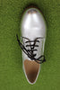 Women's GB010150 Oxford - Silver Metallic Leather Top View