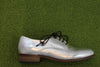 Women's GB010150 Oxford - Silver Metallic Leather Side View