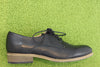 Women's GB010150 Oxford - Black Calf Side View