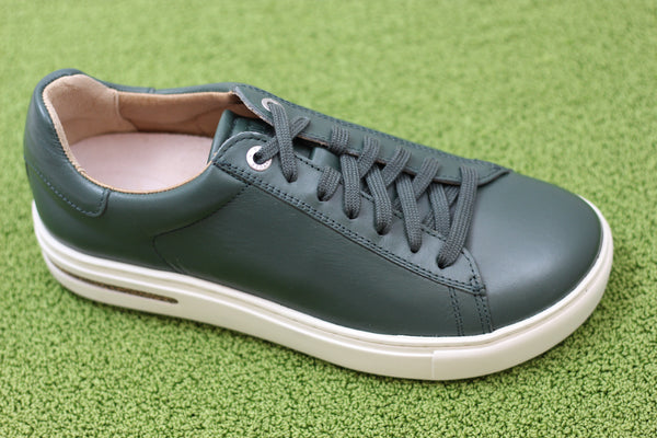 Women's Bend Sneaker - Thyme Leather Side Angle View