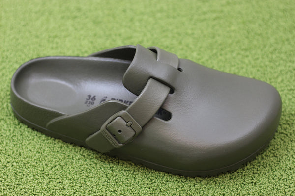 Women's Boston EVA Clog - Khaki EVA Side Angle View