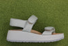 Women's Theda Sandal - Sage Leather Side View