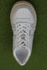 Women's Hawk Sneaker - White/White Leather/Suede Top View