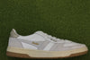 Women's Hawk Sneaker - White/White Leather/Suede Side View