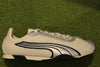 Unisex H Street OG Sneaker - Ivory/Silver Mesh/Leather Side View