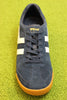 Women's Harrier Sneaker - Navy/Off White Suede/Leather Top View