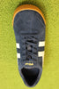 Women's Harrier Sneaker - Navy/Off White Suede/Leather Top View