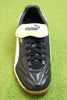 Unisex King Indoor Sneaker - Black Leather Top View