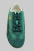 Unisex Speedcat OG Sneaker- Green/Black Suede/Leather Top View